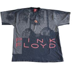 Pink Floyd Vintage Band T Shirt Animals All Over Print Balzout 90s 1992 Tee Xl. Preowned. Good Condition. No Tears Or Stains. Comes From Smoke Free Home. Ships Out Fast! Fit Can Vary On Clothing Items For A Variety Of Reasons, Especially When An Item Is Preowned. Even If You Know What Size You Typically Wear, Do Not Rely Solely On The Size Listed To Ensure Fit, Be Sure To Also Check The Listed Measurements Here To Verify! Measured Laying Flat: Length (Shoulder To Bottom Hem): About 28” Width Across Chest (Underarm To Underarm): About 23” Sleeve Length: About 9” 90s Acid Wash Tops For Streetwear, 90s Style Acid Wash T-shirt For Streetwear, Pink Floyd Vintage, Vintage Band T Shirts, T Shorts, Band T Shirts, Vintage Band, Animal Shirts, All Over