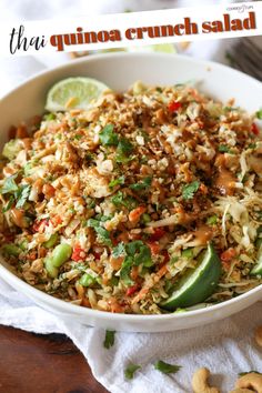 a white bowl filled with rice and vegetables