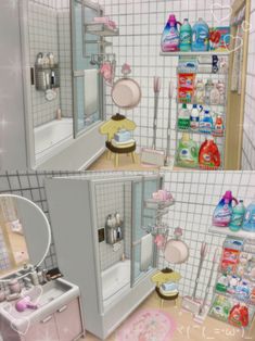 there are two pictures of the same bathroom in this game, each with different items