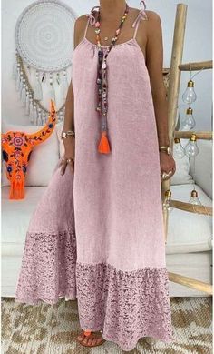 Pretty Maxi Dress, Maxi Dress Outfit, Sling Dress, Style Maxi Dress, Womens Fashion Casual, Dress Brands