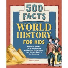 Incredible world history facts for curious kids ages 8 to 12 Kids don't need long, boring textbooks to learn about history! Starting in 4000 BCE and finishing in the modern day, World History for Kids helps them explore the past through interesting and memorable facts that they can share with their friends and family. Help kids discover the story of the world with: 500 facts—This book teaches kids about many of the incredible things that have happened over the course of history, one informative tidbit at a time. A world of info—Kids will learn about people and places from all over the globe as this book takes them from ancient Mesopotamia to 20th century America. Middle school essentials—This top choice in history books for kids provides a head start on the topics they'll History Books For Kids, World History Facts, Middle School Essentials, Weird History, Text To Text Connections, Improve Reading Comprehension, Station Activities, Reading Comprehension Strategies, About History