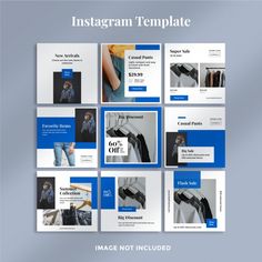 the instagramm template is designed to be used for advertising