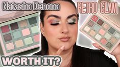 NATASHA DENONA RETRO GLAM PALETTE! WORTH IT? | 2 LOOKS - YouTube Brow Freeze, How To Do Makeup