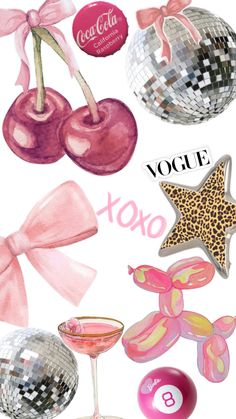 Girly Phone Wallpapers, Pink Collages, Iphone Wallpaper Preppy, Desain Buklet, Bow Wallpaper