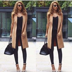 Professional Work Outfit, Capsule Wardrobe, Work Outfit, Style Fashion, Duster Coat, Women's Blazer, Autumn Fashion, Outfit Inspirations, Leather Jacket