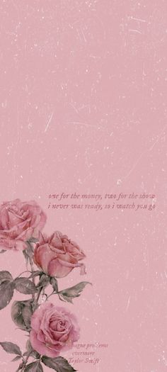 some pink roses are on a pink background