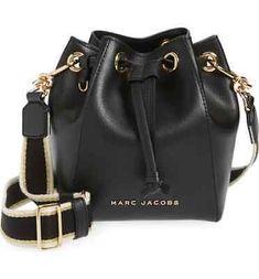 Trendy Fashion NWT Marc Jacobs The Bucket Bag Small Leather Crossbody Bag BLACK $450+ AUTHENTIC, Womens Bags Leather Crossbody Bag Small, Crossbody Bag Black, Black Leather Crossbody Bag, Shopping Ideas, Plum Purple, Travel Tote, Longchamp Le Pliage, Women's Bags, Small Bags