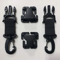 Bartact MOLLE ACCESSORIES Black MOLLE Attachments by Bartact - PALS/MOLLE Acetal Heavy Duty Swivel Hook Every Which Way Quick Side Release Buckle Kit (pair of 2) Toyota Tacoma Seat Covers, Jeep Wrangler Seats, Jeep Wrangler Seat Covers, Molle Accessories, Dog Gear, Motorcycle Gear, Left Or Right, D Ring, Quick Release