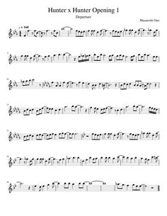 hunter's hunter opening i sheet music