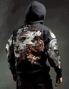 #ad Premium Quality Mens Hoodie Sweatshirt Japanese Pattern Embroidery Hooded Sweater Coiled Dragon , Fashion Mens Clothing Philipp Plein T Shirt, Dragon Embroidery, Urban Culture, Embroidery Sweater, Concept Clothing, Hooded Jacket Men, Mens Hoodie, Mens Sweatshirts Hoodie, Japanese Embroidery