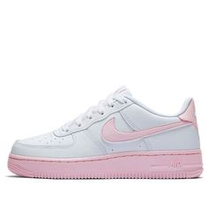 (GS) Nike Air Force 1 'White Pink Foam' CV7663-100 (AF1/SNKR/Skate/Casual) Casual Pink Nike Air Force 1 With Gum Sole, Casual Nike Air Force 1 In Pink For Sports, Casual Pink Nike Air Force 1 For Sports, Nike Sporty Sneakers For School, White Nike Air Force 1 For Sports, White Nike Air Force 1 Casual Sports, White Nike Air Force 1 Casual Sports Shoes, White Nike Air Force 1 For Light Sports, Sporty White Nike Air Force 1 With Gum Sole