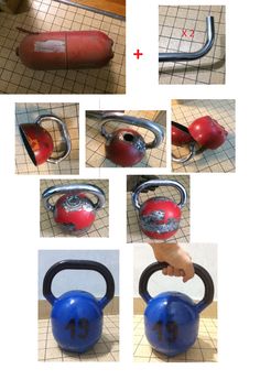 several pictures of different types of kettles and handles on the floor with instructions for how to use them