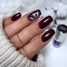 Burgundy Nail Ideas, Burgundy Fall Nails, Wine Nails, Feel Powerful, Maroon Nails, Gel Powder, Color Nails