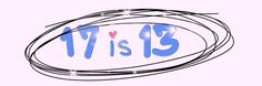 the word wi is 13 written in blue ink on a white background with black lines