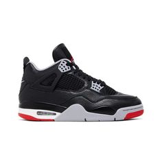 Released In 1989, The Air Jordan 4 Was The First Global Release Of The Franchise, And The First Shoe In The Line To Feature Its Signature “Over-Molded” Mesh. Another Notable Feature On The Air Jordan 4 Ogs Was The Nike Air Logo Featured On The Heel, A Nod To The Way Jordan Himself Always Appeared On The Court, Defying Gravity. The Shoe Appeared In Spike Lee’s Film, Do The Right Thing, Transcending The World Of Sports To Make A Significant Impact On Pop Culture Forever. Jordan 4 Metallic Purple, Air Force Jordans, Air Jordan 4 Bred, Nike Air Logo, Retro Lifestyle, Jordan 4 Bred, Air Jordan Retro 4, Air Logo, Red Basketball Shoes