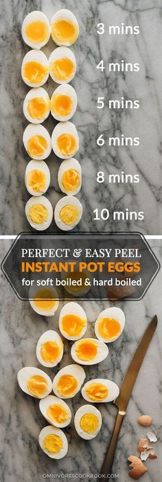 how to make hard boiled eggs in the instant pot - step by step instructions for making hard boiled eggs