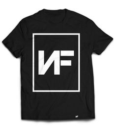 Nf Logo, Canvas Blank, Tour T Shirts, Dyed Fabric, Vintage Black, Spun Cotton