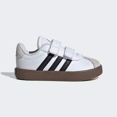 adidas VL COURT 3.0 CF I - White | Kids' Lifestyle | adidas US Adidas Kids Shoes, Adidas Vl Court, Style Skate, Toddler Adidas, Kids Sports Shoes, Adidas Skateboarding, Skateboarding Shoes, Future Clothes, Future Children