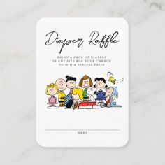 a card with the words, paper people