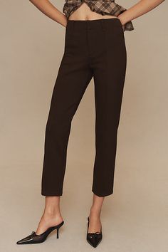 Rayon, nylon, elastane; polyester, elastane trim Back welt pockets Front zip Machine wash Imported | Cassie High-Rise Leggings by Sanctuary in Brown, Women's, Size: Largearge, Polyester/Nylon/Rayon at Anthropologie High Rise Leggings, Welt Pockets, Welt Pocket, Anthropologie, Top Brands, High Rise, Leggings, Trim, Luxury Fashion