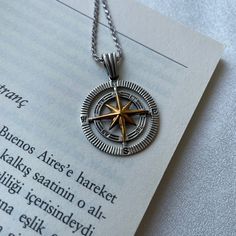 🧭🧭 Discover the allure of our Handmade Compass Necklace, featuring a captivating North Star Coordinate Pendant. Crafted with utmost precision and passion, this necklace is made from premium 925 Sterling Silver, ensuring its enduring beauty and durability. Exquisitely designed for adventurers and wanderers, this waterproof necklace is the perfect companion for your summer travels. It serves as a symbolic reminder of your exploratory spirit, guiding you on your journey to new horizons. The intri Waterproof Necklace, Minimalist Necklaces, Compass Pendant, Compass Necklace, Personalized Pendant, Travel Jewelry, North Star, Minimalist Necklace, Summer Travel