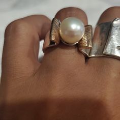 Wedding Ring Set Wedding band Set wedding band gold band | Etsy Elegant Adjustable Wide Band Promise Ring, Elegant Adjustable Wide Band Ring, Elegant One-of-a-kind Wedding Jewelry, Stackable Wide Band Wedding Jewelry, Vintage Thick Band Wedding Jewelry, Handmade Bohemian Wide Band Ring For Anniversary, Wedding Wide Band Ring With Detail, Wedding Jewelry With Wide Band Ring Detail, Unique Pearl Promise Ring