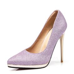 Women's Sparkling Glitter Stiletto Heel Pumps With Sparkling Glitter Glitter Stilettos, Extreme High Heels, Women Platform Shoes, Slip On Pumps, Pumps Heels Stilettos, Glitter Shoes, Silver Shoes, High Heels Stilettos, Heel Pumps