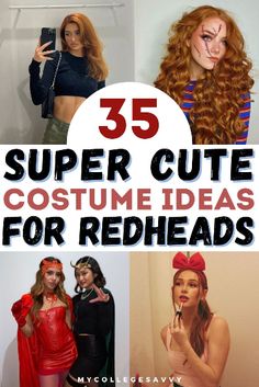 25 super cute costume ideas for redheads that are easy to diy or do