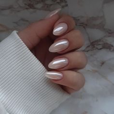 Milky Nails, Colorful Nails, Classy Acrylic Nails, Pearl Nails, Nail Swag, Prom Nails, Fire Nails