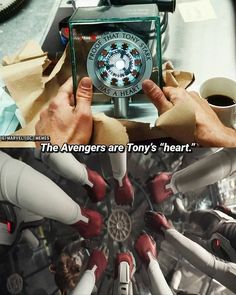 the avengers are tony's heart