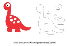 a cartoon dinosaur to be colored, the coloring book for preschool