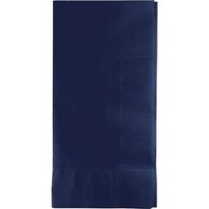 dark blue paper napkins on a white background