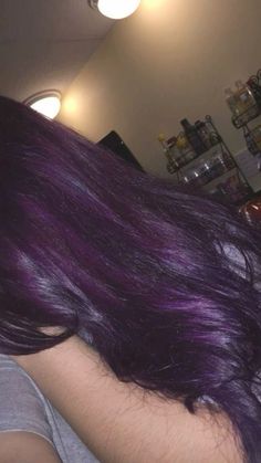 Purple On Dark Hair, Bleached Brown Hair, Deep Purple Hair Color, Burgundy Purple Hair, Bleach Brown Hair, Plum Purple Hair, Dark Violet Hair, Ombre Bob Hair, Deep Purple Hair