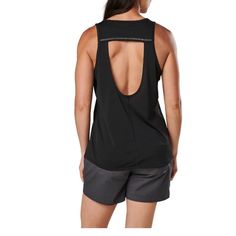 Margot Tank Details With An Open Back Cut To Keep You Cool When You’re Burning Through Those Reps, The Margot Tank Is Perfect For Both Indoor Or Outdoor Exercise Routines. We Kept The Shape Flowy For Comfort, But Form Fitting For Classiness. Hit The Pavement For Running Or The Bench For Lifting And Look Good Doing It With This Top. Functional Black Racerback Top, Black Sleeveless Activewear For Outdoor Activities, Black Racerback Training Tops, Sleeveless Stretch Tops For Outdoor Activities, Stretch Sleeveless Tops For Outdoor Activities, Black Stretch Top For Outdoor Activities, Casual Training Tops With Mesh Back, Casual Training Top With Mesh Back, Moisture-wicking Black Tops For Outdoor