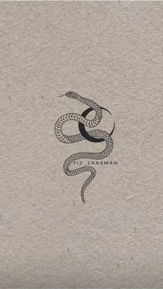 a drawing of a snake on paper with the words, it's fishermanman