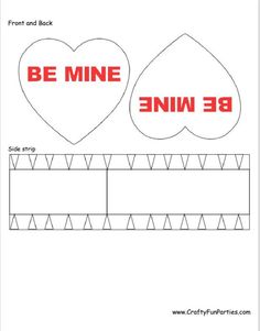 printable valentine's day craft for kids to make