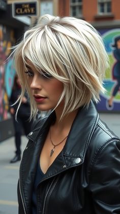 30+ Short Layered Bob Hairstyles That Will Highlight Your Best Features Short Layers Bob Hairstyles, Layered Textured Bob Hairstyles, Thick Textured Bob, Short Shag Haircuts Curtain Bangs, Textured Chin Length Bob Fine Hair, Bob Black Hair With Highlights, Choppy Bob With Bangs Fine Hair, Blonde Bob Haircut With Bangs, Choppy Bob With Bangs Over 40