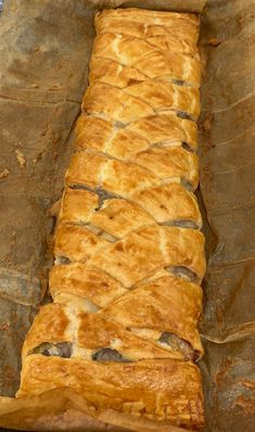 a loaf of bread sitting on top of a pan