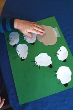 Play Through The Bible - Week 21 - Parable of the Lost Sheep Lost Sheep Crafts For Kids, Parable Of The Lost Sheep, Toddler Sunday School, Good Shepard, Sheep Decor, Lost Sheep, The Lost Sheep