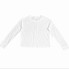 Treasure & Bond Nordstrom Girls Kids Long Sleeve 100% Combed Cotton Tee Top - Size L (10/12) - New With Tag - Color: White - Round Crew Neck - Long Sleeves With Dropped Shoulders - Relaxed, Boxy Fit - 100% Combed Cotton - High Quality, Soft, Lightweight, Stretchy Knit Construction - Made In Usa - Approx Measurements Lay Flat: Pit To Pit 17” Length 18” Sleeves 17” Combed Cotton, Top Tee, Kids Shirts, Lay Flat, Cotton Tee, Shirts Tops, Made In Usa, Long Sleeve Tees, Long Sleeve Shirts