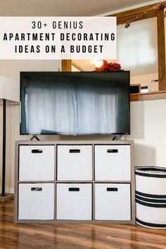 an apartment decorating idea on a budget