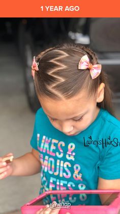 Easy Toddler Hairstyles, Girls Hairstyles Easy, Easter Hairstyles For Kids, Wacky Hair Days