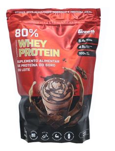 Whey Protein Growth 1kg Proteina Sabor Chocolate Milk Shake Chocolate Milk Shake, Whey Protein Shakes, Growth Supplements, Chocolate Milkshake, Milk Shake, Milk Shakes