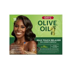 Achieve smooth and straight relaxed hair, without compromising body and strength, with ORS™ Olive Oil Mild Touch Relaxer with 60% Lower Chemical. Featuring innovative, "kinder-to-hair" technology, Olive Oil Mild Touch Relaxer alters less of the hair's natural bonds during processing and straightens the hair just enough for a relaxed look with texture and body. Designed to deliver a mild straightening and be gentler to hair, Olive Oil Mild Touch Relaxer system preserves a greater number of the ha Straight Relaxed Hair, Hair Olive Oil, System Alters, Olive Oil Hair, Extreme Hair, Relaxed Hair, Hair Scalp, Hair Cream, Cut My Hair