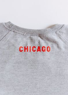 *Alice & Wonder Exclusive Design*Cute & cropped! The perfect sweatshirt for a night game in the good ol' Windy City.Front: Bold collegiate 'C' with iconic wins.Back: 'CHICAGO' printed top collar.Cropped fleece sweatshirt.80% cotton, 20% polyester.Model is wearing a size XS. Windy City, Fleece Sweatshirt, Game Night, Game Day, Exclusive Designs, The Good, Chicago, Wonder, Collar