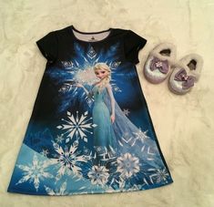 Disney Parks Frozen Elsa Snowflake Rhinestone NightGown Anna Sequin Slipper Set. Nightgown Size Medium Girls. Girls slippers sequined with faux fur trim are sequined with snowflake details. Girls 7/8. Elsa Snowflake, Frozen Elsa, Slippers For Girls, Elsa Frozen, Disney Parks, Fur Trim, Night Gown, Faux Fur