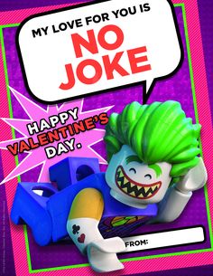 the joker is playing games for valentine's day