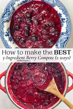 blueberry compote and how to make the best 5 ingredient berry compote