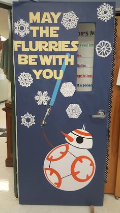 Star Wars Classroom Door, Star Wars Christmas Decorations, Cricut Fabric, Winter Door Decorations Classroom, Dog Cricut, Winter Classroom Decorations, Cricut Flowers, Cricut Teacher