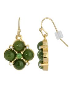 Malachite Earrings, Gemstone Drop Earrings, 1928 Jewelry, Vintage Inspired Jewelry, Vintage Style Jewellery, Earrings Green, Pop Of Color, Online Earrings, Pearl Drop Earrings